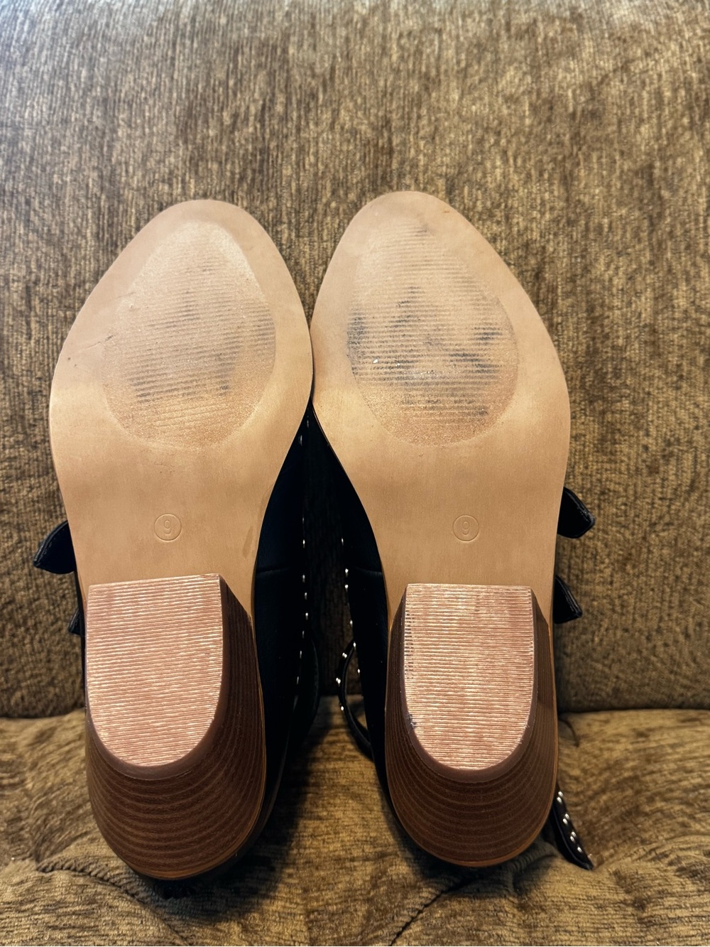 Corkys Black Studded Triple-Buckle Flats - Picture 6 of 8